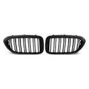 Double Bar Style Grille Gloss Black - BMW 5 Series G30 G31 2017-2020