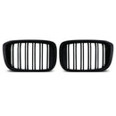 Double Bar Style Grille Gloss Black - BMW X3 G01 2017-2021