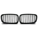 Double Bar Style Grille Gloss Black - BMW X6 E71 2008-2014
