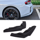 Rear Spats Gloss Black Bumper Corner Splitters – BMW 2 Series M2 G87 2023+