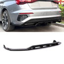 Rear Diffuser Gloss Black – Audi A3 S3 Saloon 8Y 2020+ OMI ALLOY WHEELS