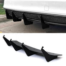 Rear Bumper Diffuser Gloss Black - Audi A4 B8.5 S-Line Saloon 12-15