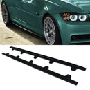 M Performance Style Side Skirts Gloss Black - BMW 3 Series E90 E91 05-12