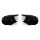 M Style Side Mirror Covers Gloss Black - BMW 3 Series E90 E91 2009-2011