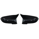 M Style Side Mirror Covers Gloss Black - BMW 5 Series F10 F11 F07 2014-2017