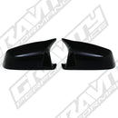 M Style Side Mirror Covers Gloss Black - BMW 5 Series E60 E61 2008-2010