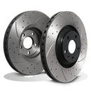 Front Vented 340mm Brake Discs - Audi TT 8J 1.8 2.0 3.2 VR6 TFSI Quattro 08+