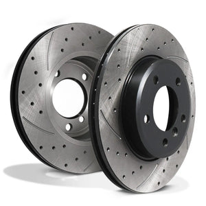 Front Drilled Grooved 300mm Brake Discs - BMW Z3 3.0I 24V Z4 E85 3.0 00-08