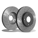 Front Vented 278mm Brake Discs Ford Fiesta MK7 ST180 2013-2017 OMI ALLOY WHEELS