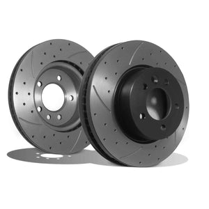 Front Vented 317mm Brake Discs - Land Rover Discovery 3 2.7TD 4.0 V6 L319 2004-2009