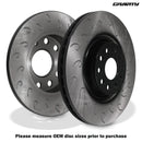 Rear Hooked 256mm Brake Discs - Skoda Octavia II Superb 1.8 TSI 2.0 TDI 04-15
