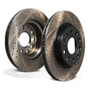 Front Drilled Grooved 280mm Brake Discs - Audi A3 8P 1.4 1.9 2.0 TDI TFSI 03+