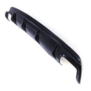 Rear Dual Exit Style Diffuser Gloss Black - Mercedes CLA AMG-Line W117 13-18 OMI ALLOY WHEELS