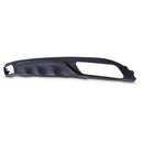 Rear E63 AMG Style Dual Exit Diffuser Gloss Black - Mercedes E-Class W213 16-20