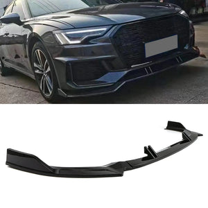 Front Splitter Gloss Black - Audi A6 C8 19-24
