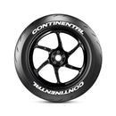 Continental Motorbike Tyre Stickers Kit