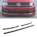 3 Piece Matte Black Front Bumper Grille Trim - VW Transporter T6 16-19 OMI ALLOY WHEELS
