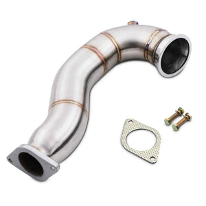 3 Exhaust Decat Downpipe - Fiat 500 595 695 1.4 Abarth 08-18 (Garrett Turbo)