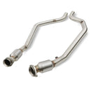 200 CPI Exhaust Sports Cat Pipes - Land Rover Defender 5.0 V8 L663 2020+ OMI ALLOY WHEELS