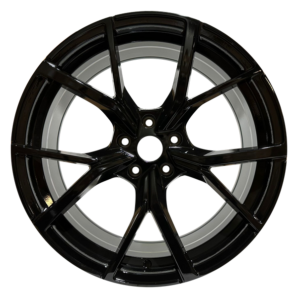 20x9 inch Golf R Estoril Style Alloy Wheels Gloss Black