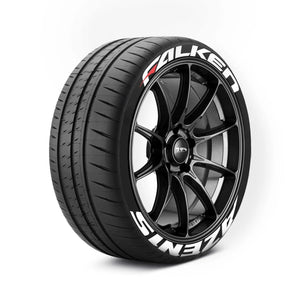 Stretched Falken Azenis Tyre Stickers Kit