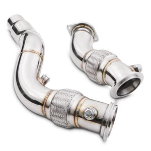 3 Exhaust Decat Downpipes - BMW 2 Series F87 M2 Competition CS 3.0L 14-21