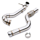 3 Exhaust Decat Downpipe - Mercedes Benz A Class W176 A45 AMG 13-18 OMI ALLOY WHEELS