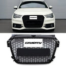RS1 Grille With Logo Grille All Black - Audi A1 8X Pre-Facelift 2010-2015