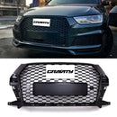 RSQ3 Style Grille With Logo Grille All Black - Audi Q3 8U Facelift 2015-2018