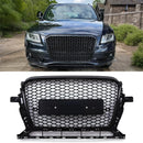 Front SQ5 Style Badgeless Grille Gloss Black – Audi Q5 8R Facelift 13-16 OMI ALLOY WHEELS