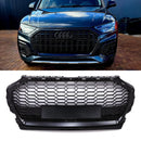 Front SQ5 Style Badgeless Grille Gloss Black – Audi Q5 FY 21-24 OMI ALLOY WHEELS