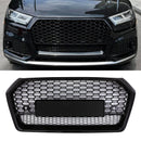 Front SQ5 Quattro Style Badgeless Grille Gloss Black – Audi Q5 FY 16-21 OMI ALLOY WHEELS
