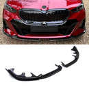 M Performance Style Front Splitter Gloss Black – BMW 5 Series G60 G61 2023+ OMI ALLOY WHEELS