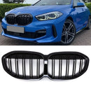 Double Bar Kidney Grille Gloss Black – BMW 1 Series F40 19-24 OMI ALLOY WHEELS