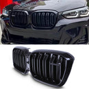 X4M Style Grille Gloss Black – BMW X4 LCI Facelift G02 2022+