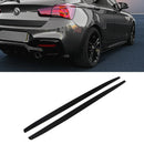 M Performance Style Side Skirt Extensions Gloss Black – BMW 1 Series Hatchback F20/F21 LCI 15-19