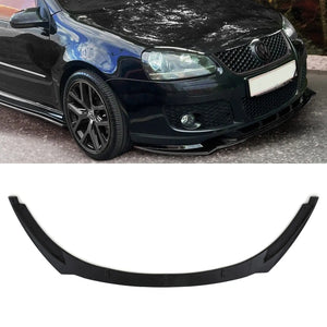 Front Lip Splitter Gloss Black - Volkswagen Golf GTI MK5 04-09