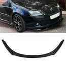 Front Lip Splitter Gloss Black - Volkswagen Golf GTI MK5 04-09 OMI ALLOY WHEELS