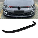 Front Bumper Splitter Gloss Black - VW Golf MK8 GTI/GTD/R/R-Line 2020+ OMI ALLOY WHEELS