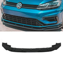 Front Bumper Splitter Gloss Black - Volkswagen Golf R-Line MK7.5 17-20 OMI ALLOY WHEELS