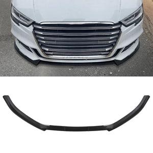 Front Splitter Lip Gloss Black - Audi A3 8V S-Line 17-20