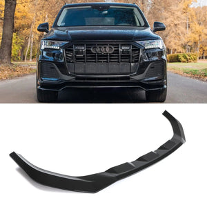 Front Splitter Lip Gloss Black - Audi Q7 SQ7 S-Line 2020+