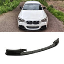 Gloss Black Front Bumper Splitter - BMW 1 Series F20 F21 12-15 OMI ALLOY WHEELS