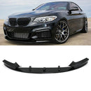 Front Splitter Lip Gloss Black - BMW 2 Series F22 14-21 OMI ALLOY WHEELS
