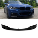 Front Splitter M Sport Style Lip Gloss Black - BMW 3 Series F30 12-18 OMI ALLOY WHEELS