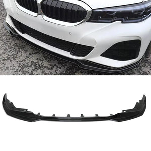 Gloss Black Front Bumper Splitter - BMW 3 Series G20 G21 19-22