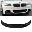 Gloss Black Front Lip Splitter - BMW 5 Series F10 F11 10-16 OMI ALLOY WHEELS