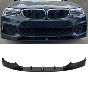 Gloss Black M Performance Style Front Splitter - BMW 5 Series G30 G31 17-20