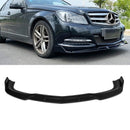 Front Lower Splitter Lip Gloss Black - Mercedes Benz C Class W204 07-14 OMI ALLOY WHEELS