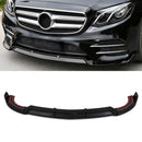 Front Splitter Lip Gloss Black - Mercedes Benz E-Class W213 16-20 OMI ALLOY WHEELS